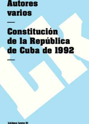Constitución de la República de Cuba 1992