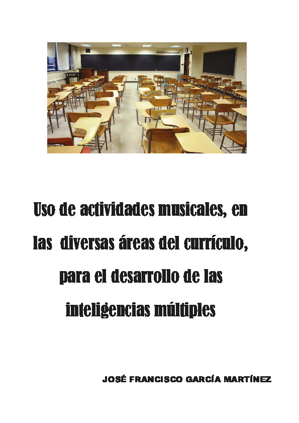 Uso de actividades musicales, en las diversas áreas del currículo, para el desarrollo de las inteligencias múltiples