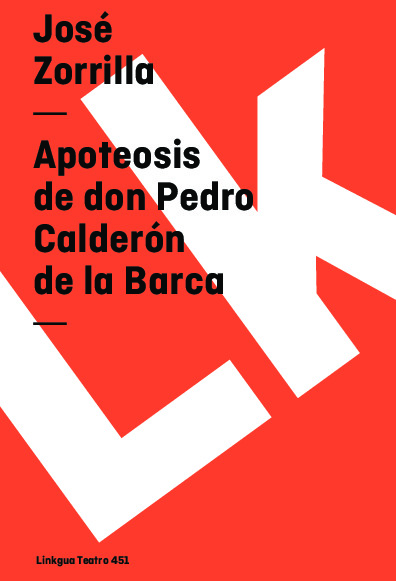 Apoteosis de don Pedro Calderón de la Barca