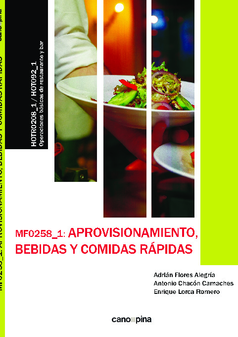 MF0258 Aprovisionamiento, bebidas y comidas rápidas