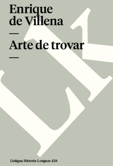 Arte de trovar. Selección