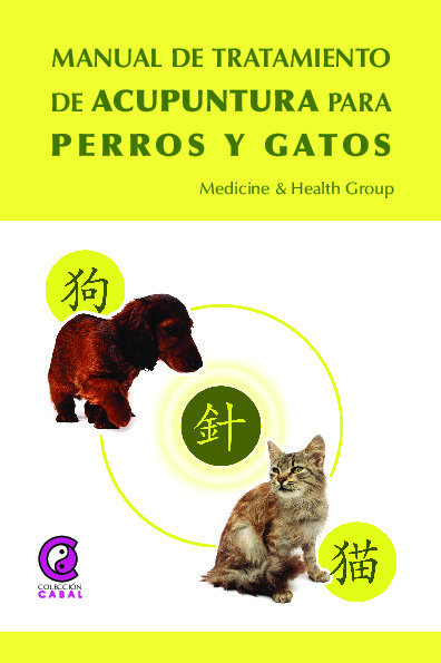 Manual de tratamiento de acupuntura para perros y gatos