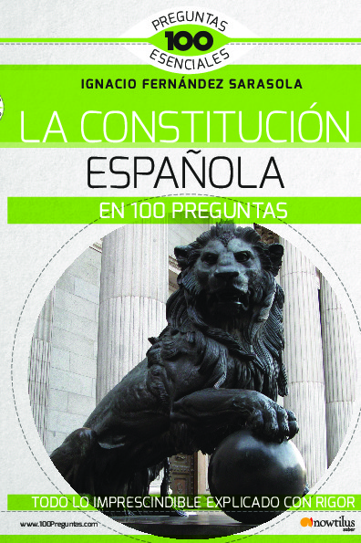 La Constitución española en 100 preguntas