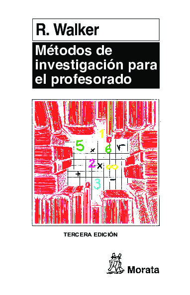 Métodos de investigación para el profesorado. Técnicas de evaluación