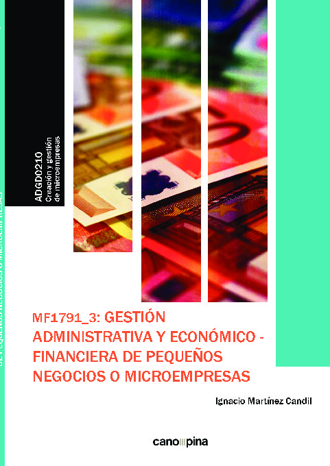 MF1791 Gestión administrativa y económico-financiera de pequeños negocios o microempresas