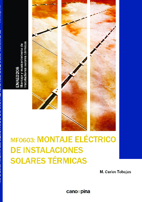 MF0603 Montaje eléctrico de instalaciones solares térmicas