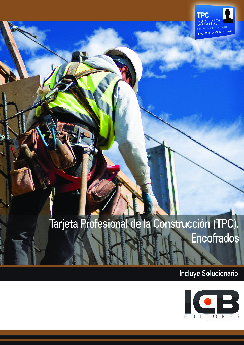 Tarjeta Profesional de la Construcción (TPC). Encofrados