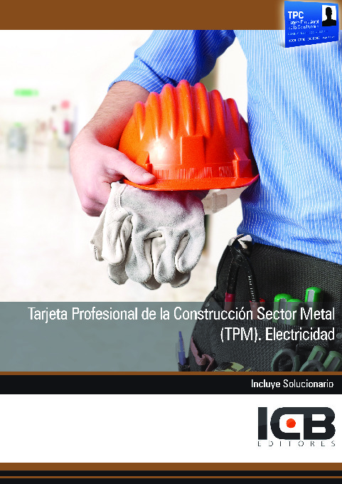 Tarjeta Profesional de la Construcción Sector Metal (TPM). Electricidad