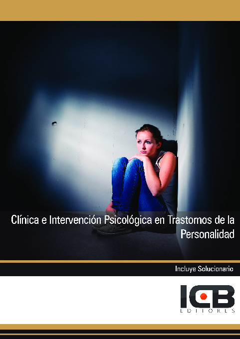 Clínica e Intervención Psicológica en Trastornos de la Personalidad