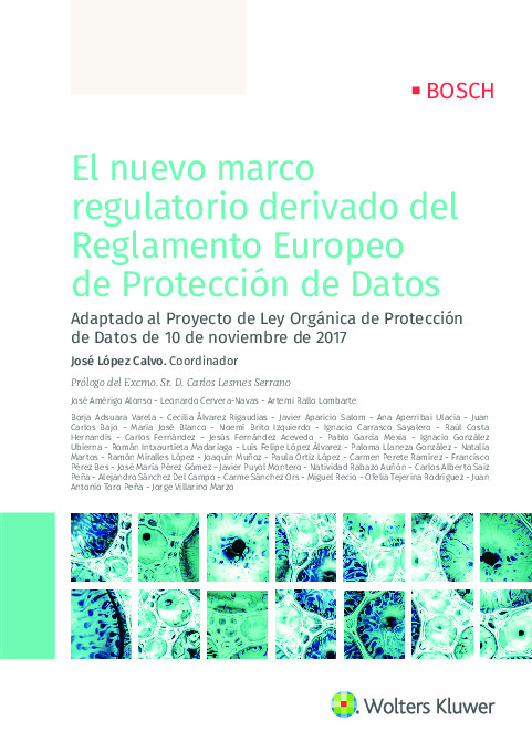 El nuevo marco regulatorio derivado del Reglamento Europeo de Protección de Datos