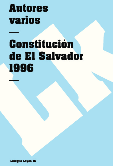 Constitución de El Salvador 1996