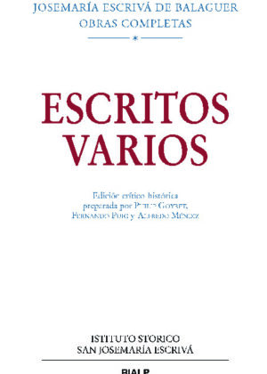 Escritos varios (1927-1974). Edición crítico-histórica (Rústica)